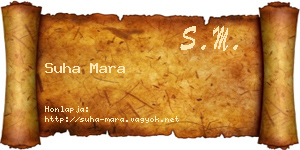 Suha Mara névjegykártya
